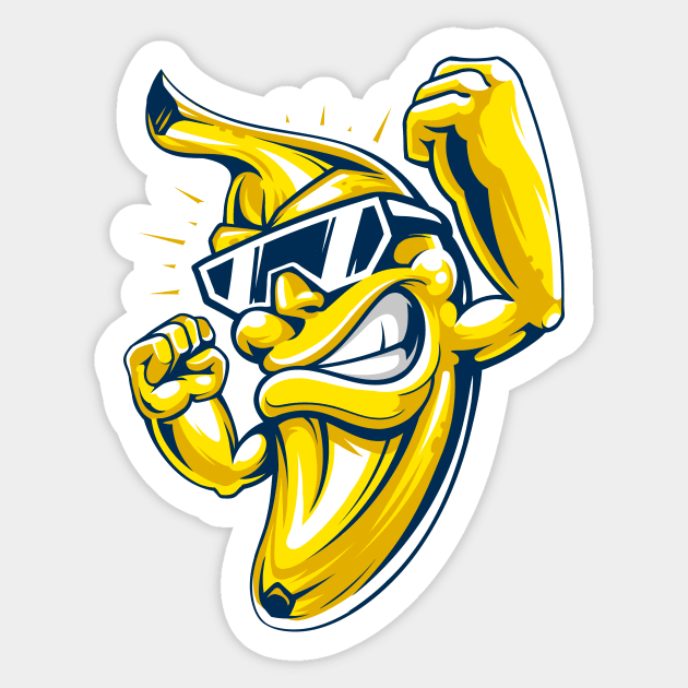 Cool Dude Banana Sticker by Starquake